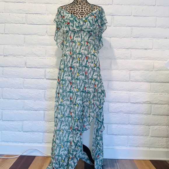 Chelsea & Violet Palms Parrot Maxi Dress - Picture 3 of 8